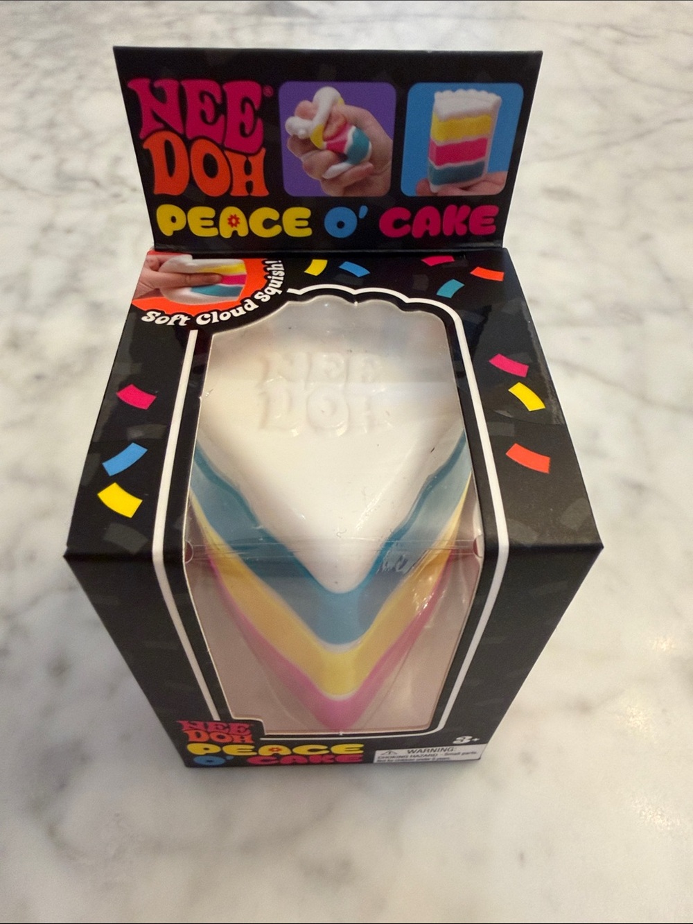 NWT LIMITED EDITION NEE DOH PEACE O' Cake Soft Cloud Squish Toy